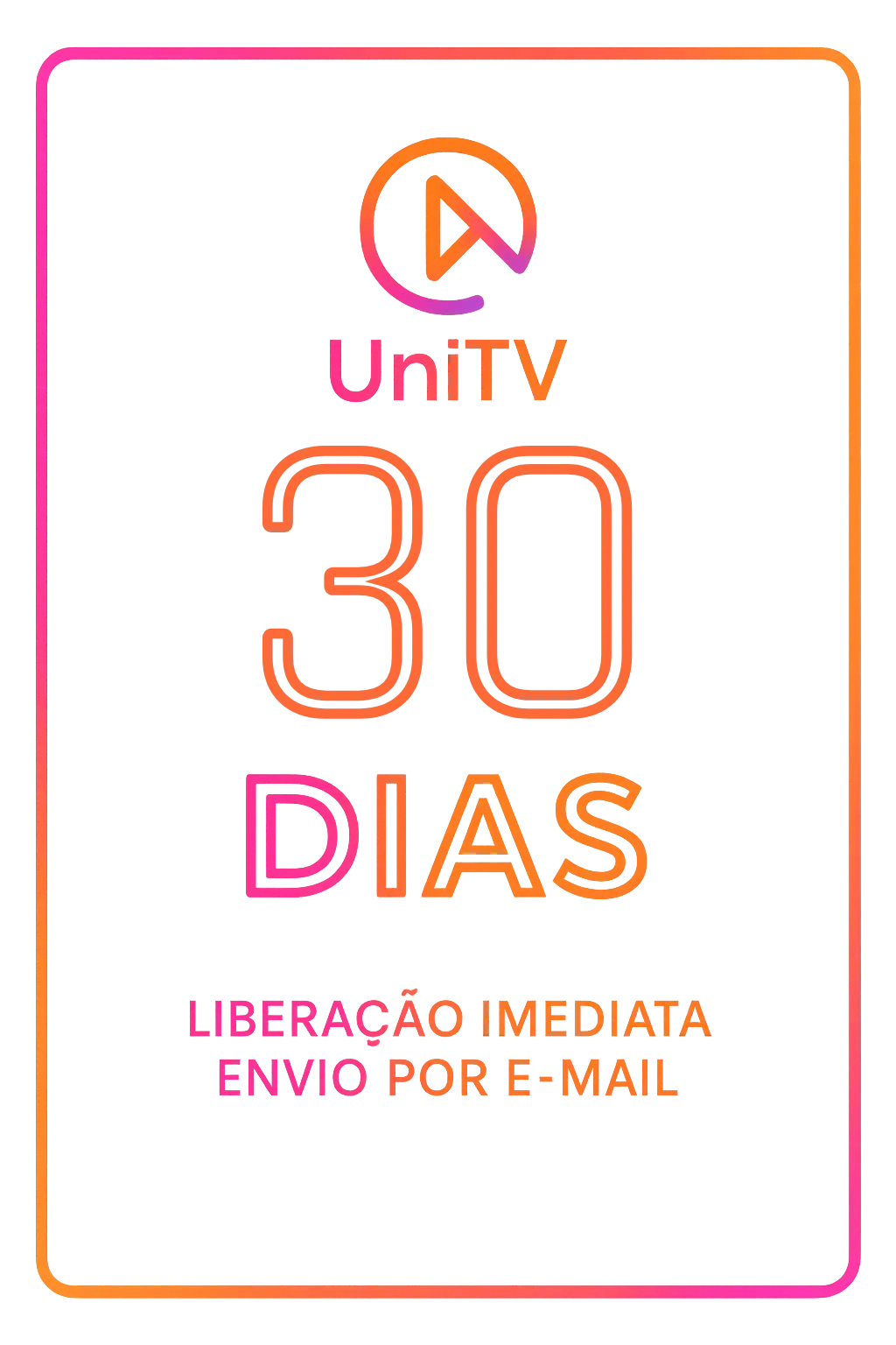 UNI RECARGA MENSAL - Uni - 30 Dias